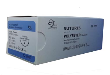 Polyester suture(synthetic braided)