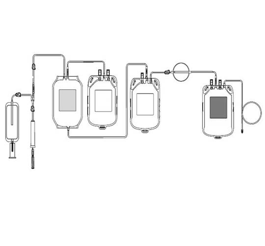 Top and Bottom Quadruple Bag with RBC  filter